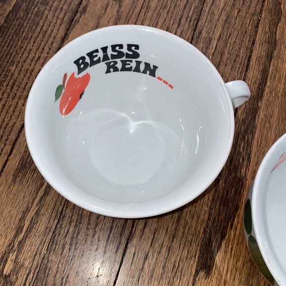 Seltmann Weiden Adam and Eva Apple XXL Cup 70s Mugs - adorable. - Picture 3 of 7